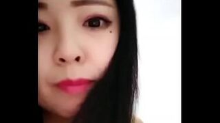 Wild asian girl masturbate and fuck on webcam