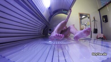 Voyeur Cam im Sonnenstudio