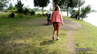 Outdoor public masturbating