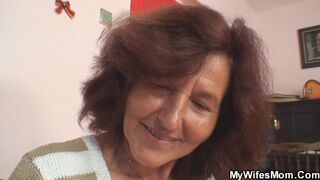 Girl finding him banging hairy old mother-in-law
