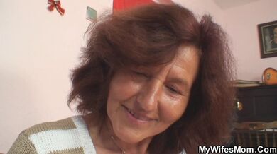 Girl finding him banging hairy old mother-in-law