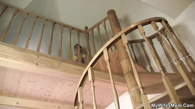 Wife caught her busty step mom and boyfriend cheating