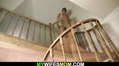Mother in law taboo cock riding is discovered