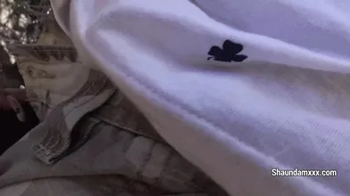 Outdoor BBC sucking