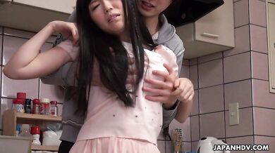 Yuma Miyazaki gets her stepbrother's cum in pussy