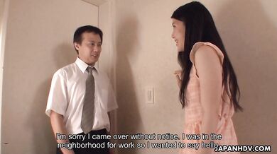 Shizuku Iori gets caught masturbating at home alone