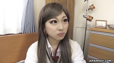 Maki Horiguchi Takes A Rock Hard Dick Into Her Bush