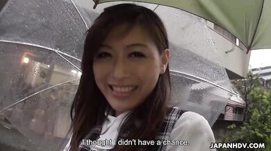 Shy Saki Aiba gets a strong fucking after work