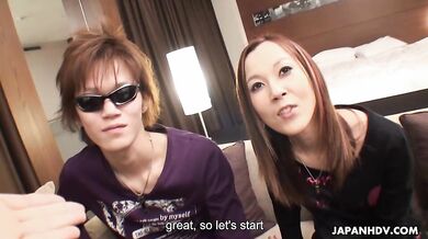 Sexy Miki is shared by her boyfriend for the money