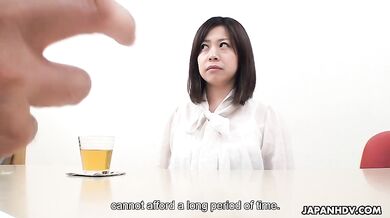 Creampie interview with nasty Juri Sawada