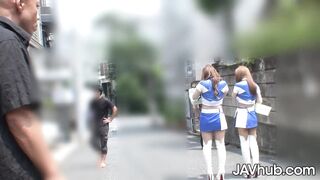 JAVHUB Gangbanging JAV girls Reika Ichinose & Mio Ozora