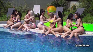 Pool Group Sex