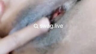 Fingering wet pussy on cam show | swag.live/u/shellcity