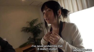 As a substitute actress, Maya Katsuragi has the pussy licked and has to