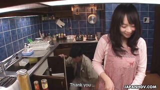 Although she did not plan it, pretty housewife, Nozomi Hazuki is about