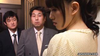 Reina Misaki is a beautiful Asian brunette who works at the sex club.
