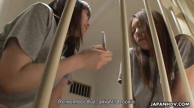 These two good looking female prisoners are ready for some nasty fun