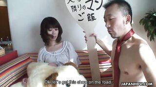 Beautiful young lady Sakura Aragaki is ready to get her lovely hairy