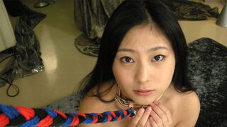 Submissive brunette school girl Sayaka gets turned into a hot sex slave