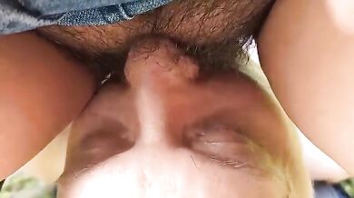 harvesting cunt juice from fat furry cunt