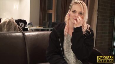 PASCALSSUBSLUTS - Subdued teen slapped and fucked hard