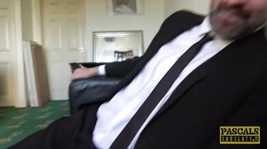 PASCALSSUBSLUTS - Blonde sub April Paisley anally fucked