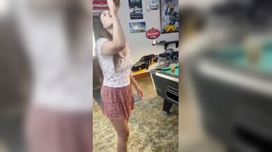 Beer bottle masturbating