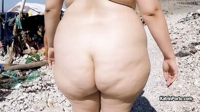 Nude beach walk