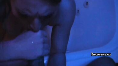 POV sucking and facial in shower