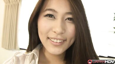 Today our lovely Aoi Mizuno is on the sofa looking very hot. And it
