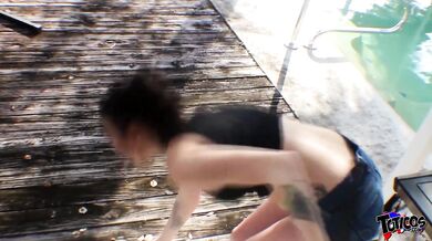 Aries Ackerman Poolside