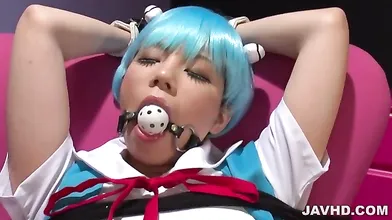 Bondage sensations during cosplay for&nbsp;Mei Ashikawa&nbsp;