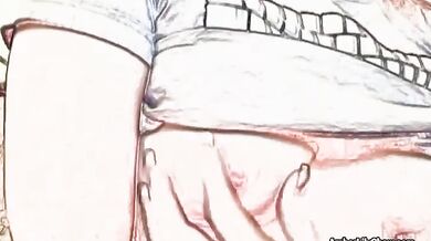 Cartoon AmberLily Sucks & Fucks BIG Toys