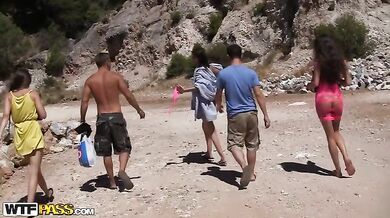 Sun, sea and student group sex