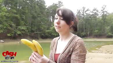Amateur sucking and fucking BF's dick on cam