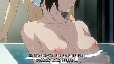 Horny comedy, romance anime video with uncensored big tits scenes