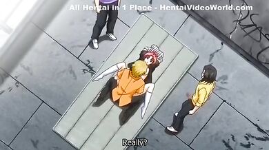 Crazy campus, drama anime video with uncensored big tits, bondage, bukkake scenes