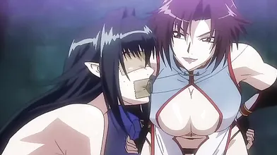 Horny action, mystery, drama anime clip with uncensored big tits, anal, bondage scenes