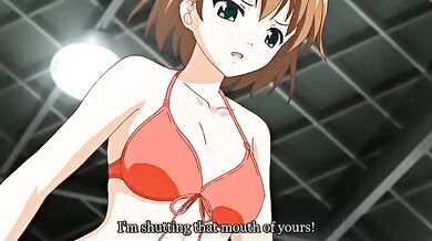 Horny romance anime movie with uncensored group scenes