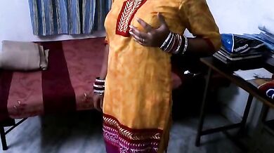 Shilpa Bhabhi In Yellow Churidaar