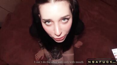 STEPSISTER CAUGHT ON WATCHING PORN a GAVE a 69 DEEPTHROAT