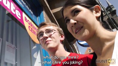 Slutty girl will do everything for money paid by stranger