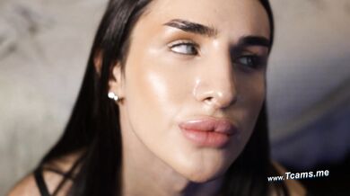 Goddess Latina Trap Loves Sucking Her Dildo Toy