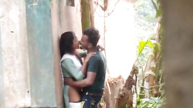 Indian-Gym-guy-standing-and-fucking-GF