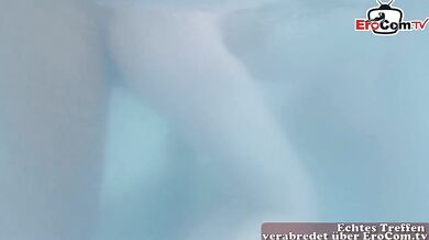 Threesome In The Pool With Two Young Teens Joana Kaiser