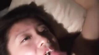 Chinese Girlfriend Swallow Cum