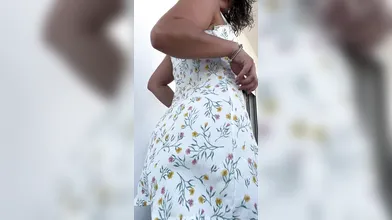 Sexy Wife Letting the Butt Cheeks Breathe