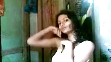 Indian teen self recording her body