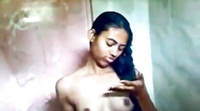 indian teen in shower with her bf