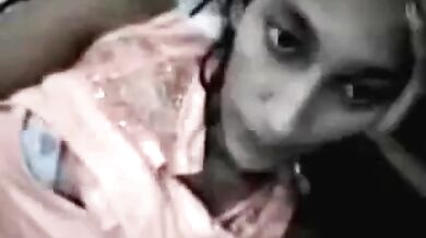 Webcam solo with an Indian chick flashing her tits